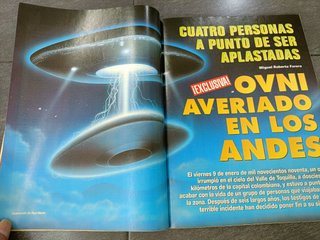 OVNI AVERIADO EN LOS ANDES