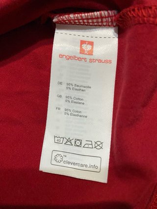 Camiseta Engelbert Strauss Estampado Ave Talla M