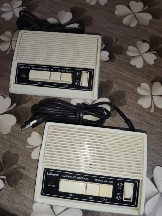 CoppiaInterfonoVintageLafayette MF-2001-WirelessFM