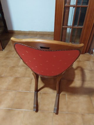 Silla mecedora antigua madera maciza