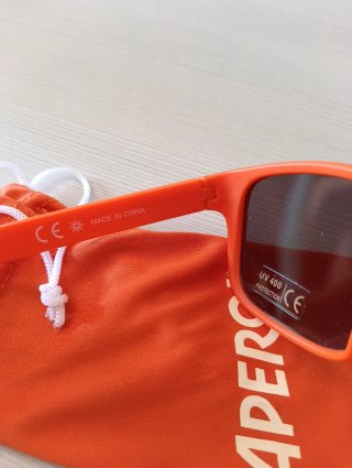 Set Aperol: Bandana, Occhiali, Bracciale