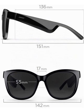 Gafas de Sol Bose Soprano Style Negras