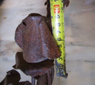 Excepcional rosal hierro forjado modernista C.1900