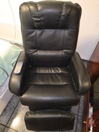 Sillón masajeador de piel