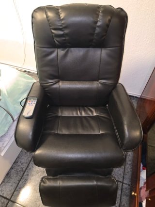 Sillón masajeador de piel