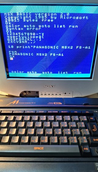 Panasonic FS-A1 MSX2 Ordenador Retro
