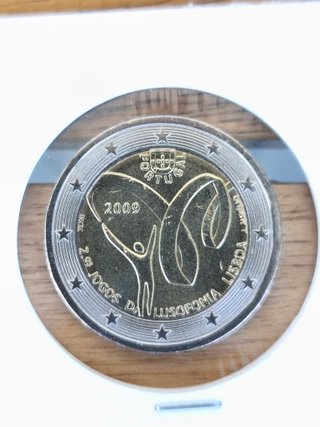 2 Euro Portogallo 2009 Giochi Lusofonia FDC