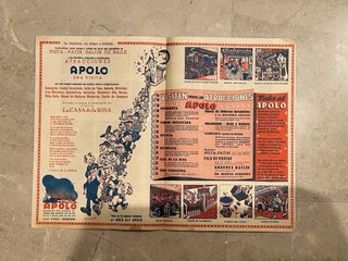 Cartel Parque Atracciones Apolo Barcelona