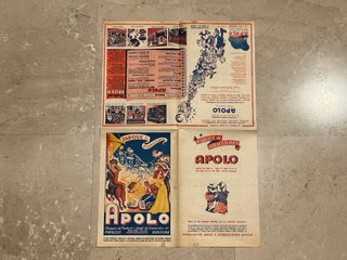 Cartel Parque Atracciones Apolo Barcelona