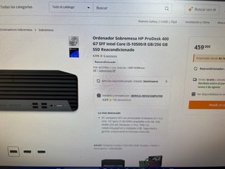Ordenador HP ProDesk Windows 11 Pro