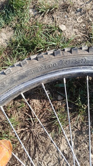 Rueda de bicicleta 24 pulgadas