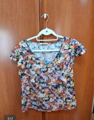 Camiseta manga corta Springfield, talla M