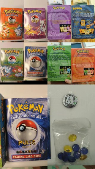 Lote 4 Cajas Pokémon WOTC + Extras