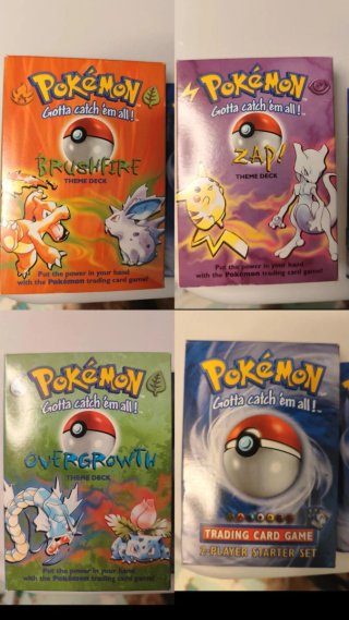 Lote 4 Cajas Pokémon WOTC + Extras