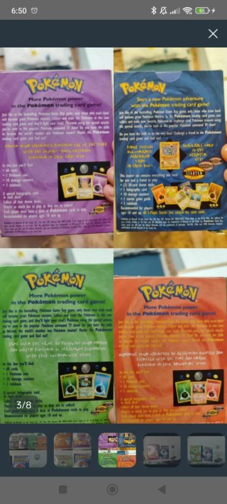 Lote 4 Cajas Pokémon WOTC + Extras