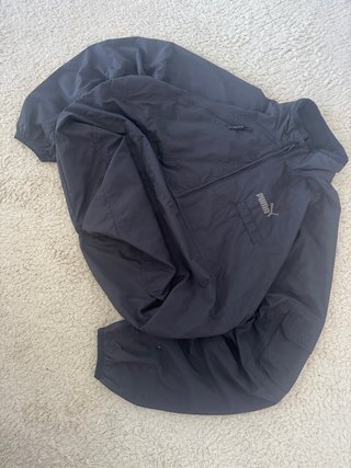 Puma Anorak cortavientos negro estilo utility L