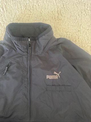 Puma Anorak cortavientos negro estilo utility L