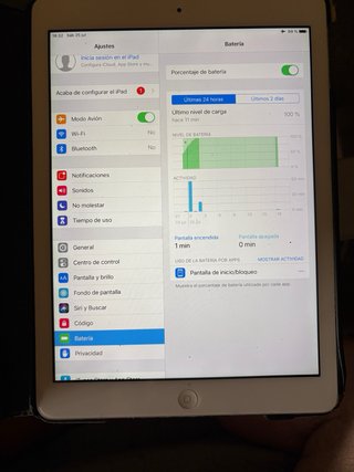 Apple iPad Air Blanco/Silver
