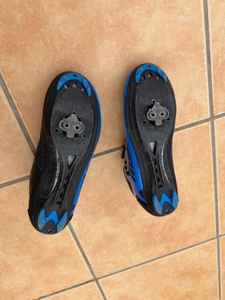 Zapatillas Ciclismo Azul/Negro Talla 39