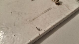 DIPINTO INFORMALE COMPOSIZIONE ASTRATTA Ceramica