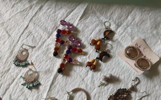 Lotto 13 paia orecchini misti