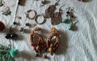 Lotto 13 paia orecchini misti