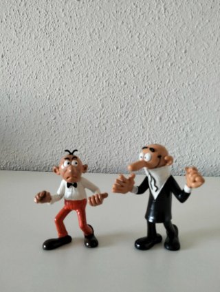 Figuras Mortadelo y Filemón PVC