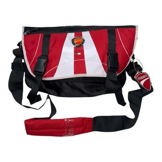 Borsa a spalla Ducati rossa e nera