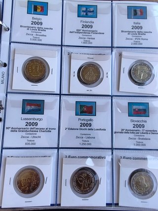 MasterPhil Busta 2 Euro Commemorativi 2009