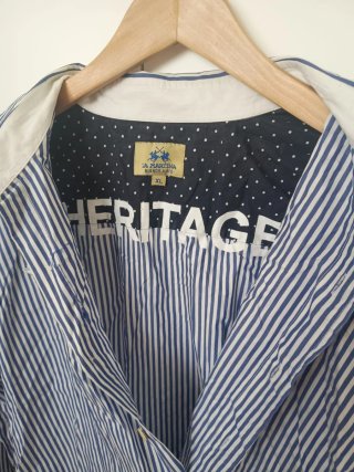 Camisa La Martina Rayas Azul/Blanco