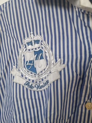 Camisa La Martina Rayas Azul/Blanco