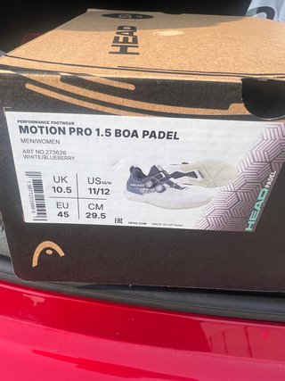 Zapatillas pádel Motion pro Head Talla 45