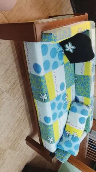 Cama artesanal para mascotas