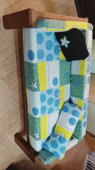 Cama artesanal para mascotas