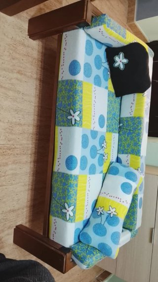 Cama artesanal para mascotas