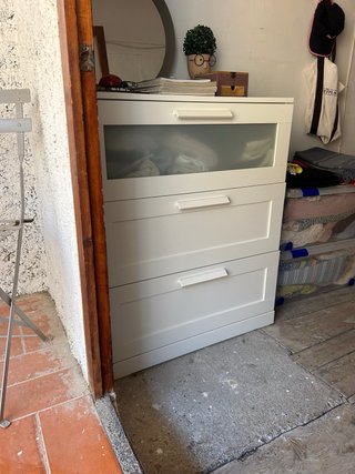 Armario y cómoda IKEA BRIMNES blancos