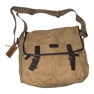Borsa a tracolla Comix beige e marrone