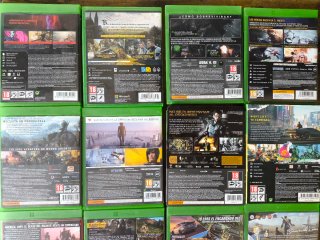 Lote 13 Juegos Xbox (RDR2, Cyberpunk, Witcher...)