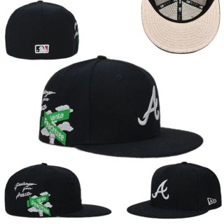 Gorra New Era Atlanta Braves Negra