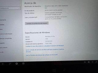 Fujitsu Q616 Tablet plata 4gb ram 128gb
