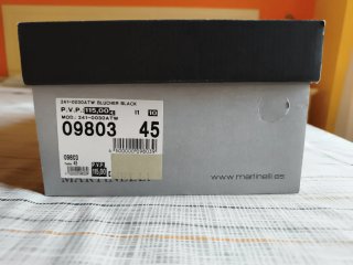 Zapatos Martinelli negro. Talla 45