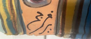 Tela artista Marruecos