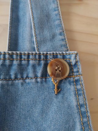 Peto Vaquero Vintage Azul Talla M