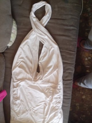 Vestido blanco talla única