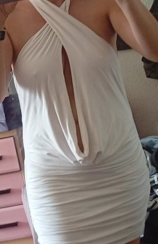 Vestido blanco talla única