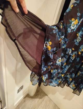 Vestido Sfera floral boho tela fresca talla S