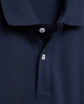 Polo manga corta hombre Dustin azul