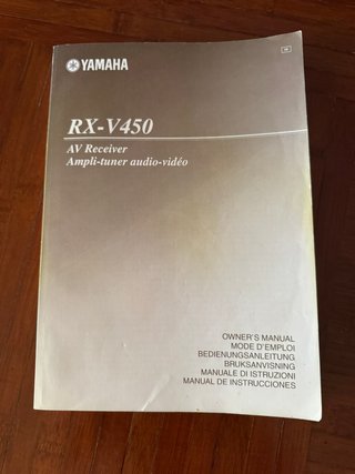 Home Cinema Yamaha RX-V450 6.1 + Altavoces