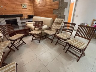 6 Sillas y 2 Tumbonas de Teka