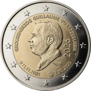 2 € Luxemburgo 2026 Conmemorativa